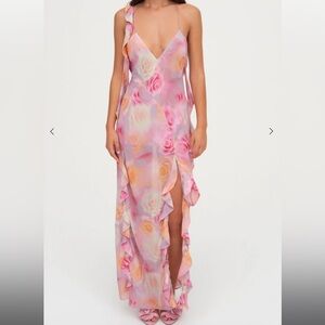 NWT For Love & Lemons Beate Maxi Dress